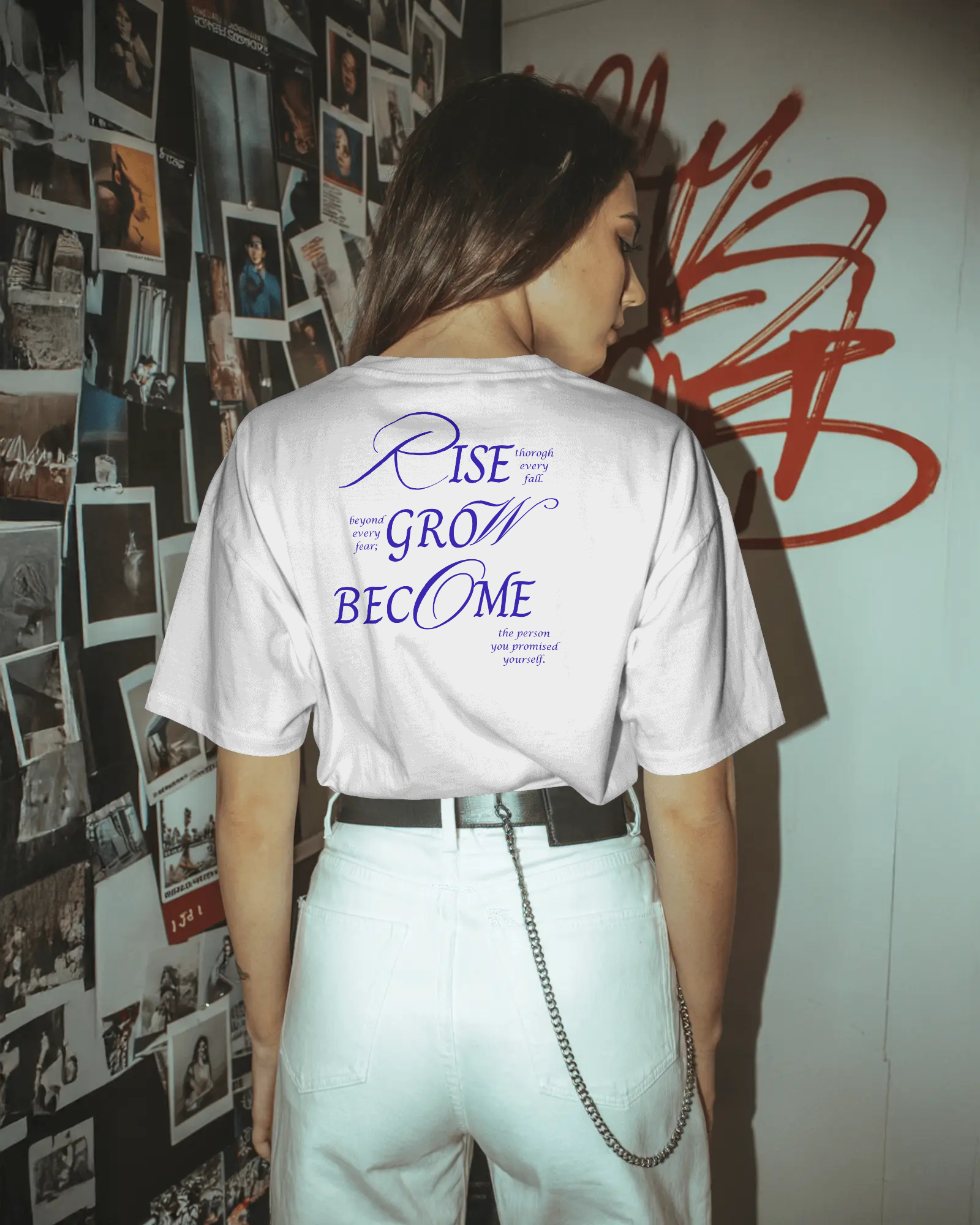 OFFGRID Rise Grow Become Oversized Unisex T-Shirts