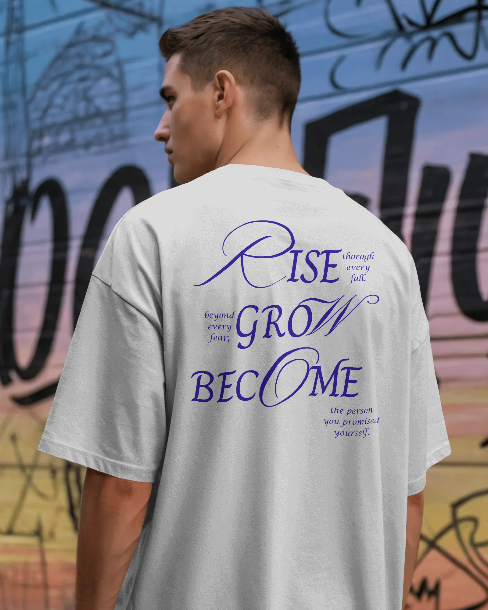 OFFGRID Rise Grow Become Oversized Unisex T-Shirts