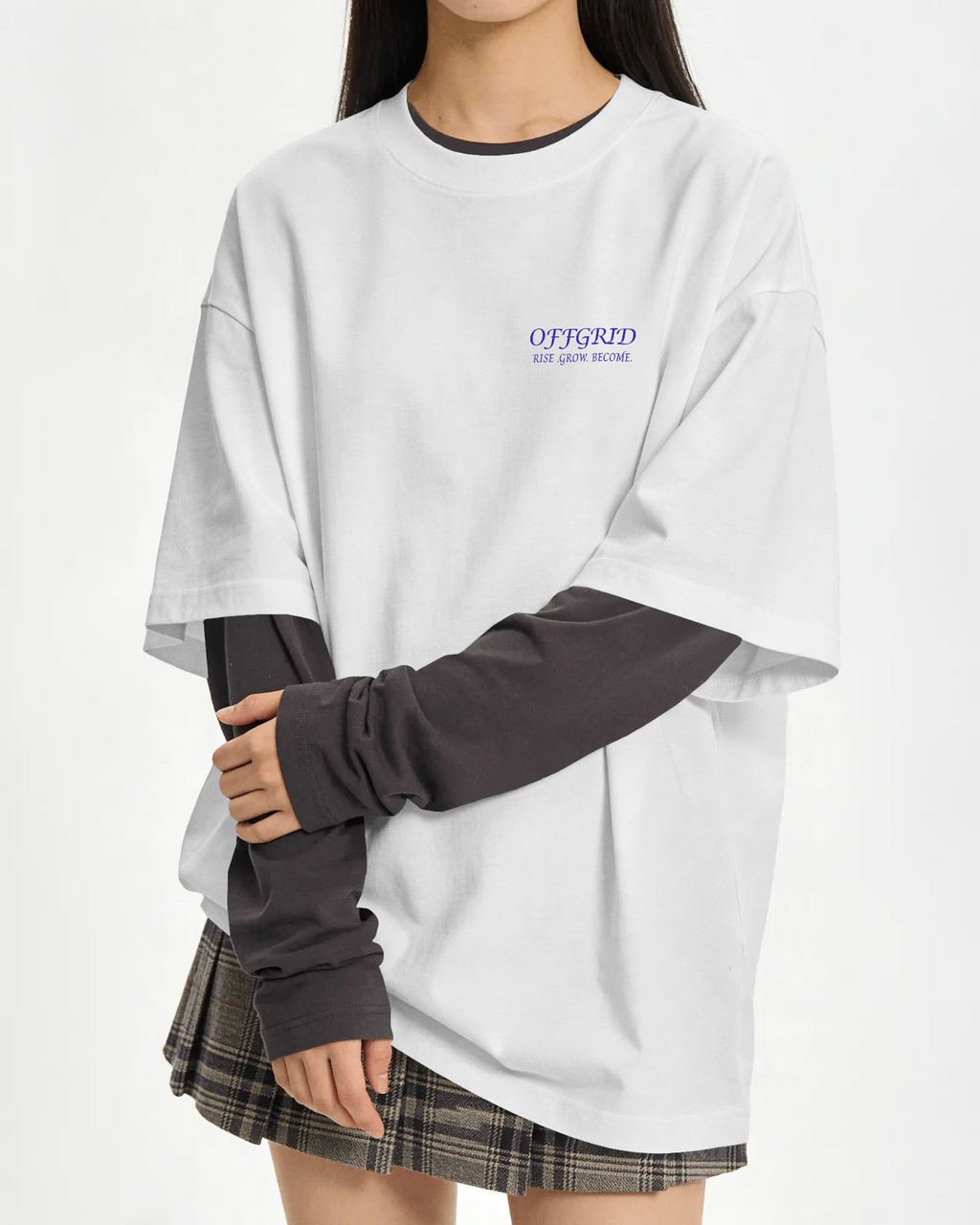 OFFGRID Rise Grow Become Oversized Unisex T-Shirts