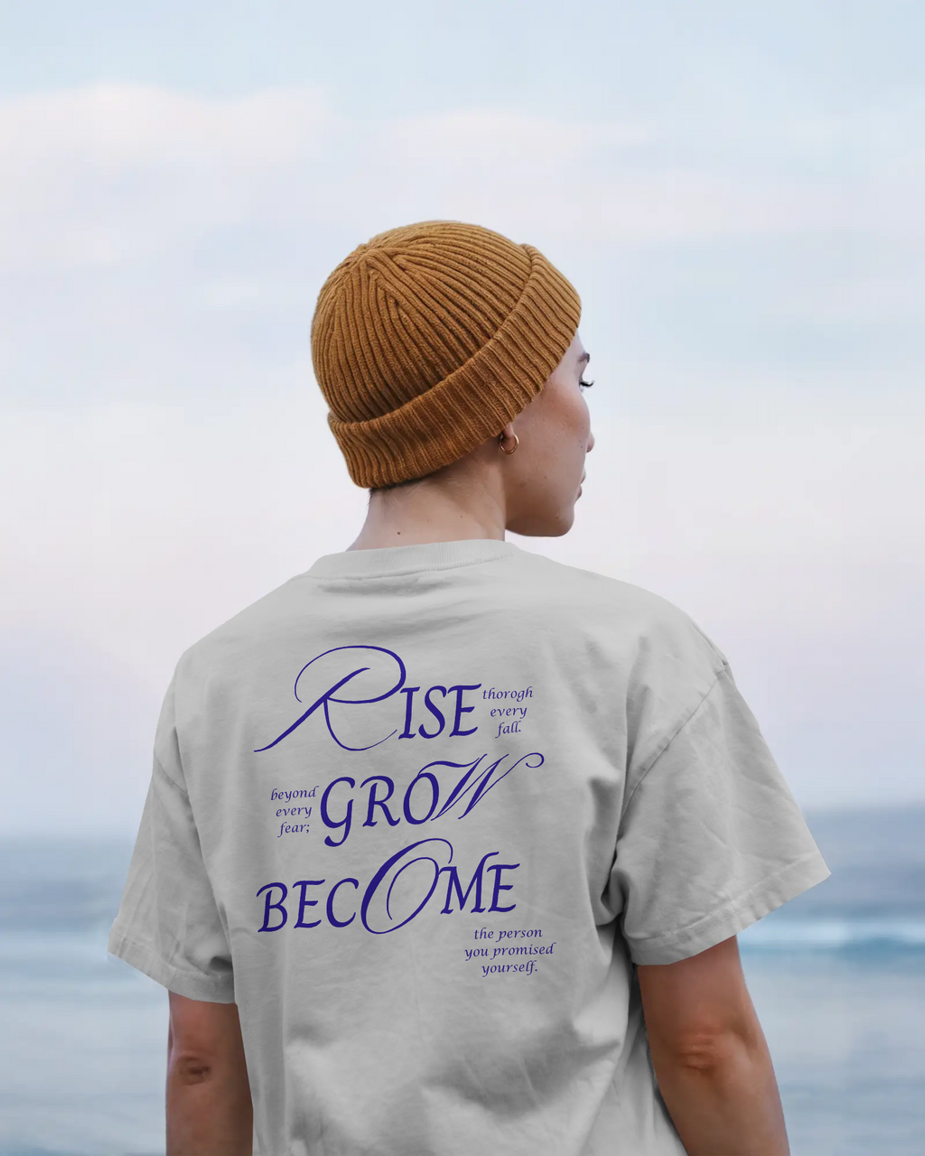 OFFGRID Rise Grow Become Oversized Unisex T-Shirts