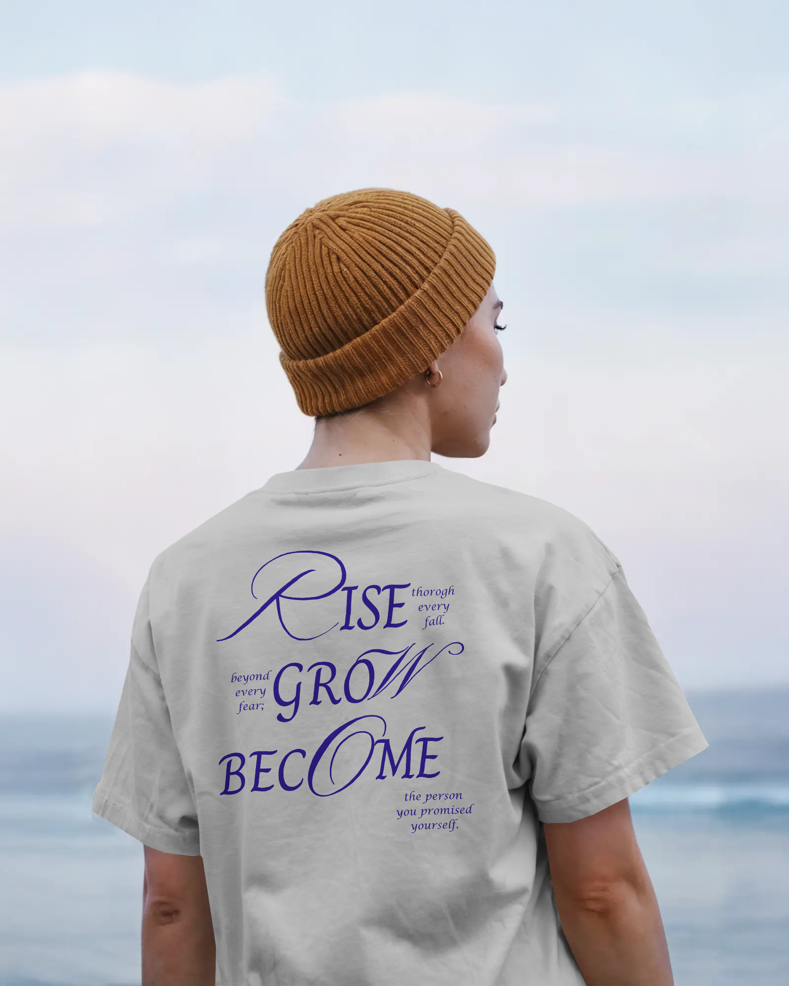 OFFGRID Rise Grow Become Oversized Unisex T-Shirts